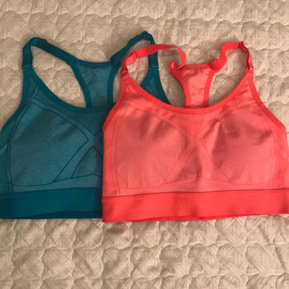 Two sports bras